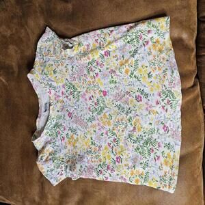 Old Navy Floral Print Unisex Kids' Top Size 4T